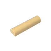 Gobricks,Brick Curved 1 x 4 x 2/3 Double Curved Top, No Studs,GDS-90338,79756